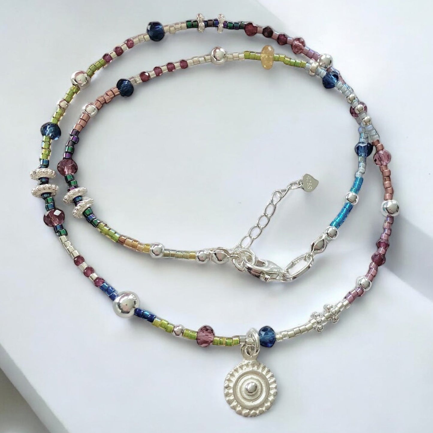 Collar etro dije plata