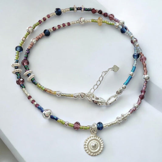 Collar etro dije plata