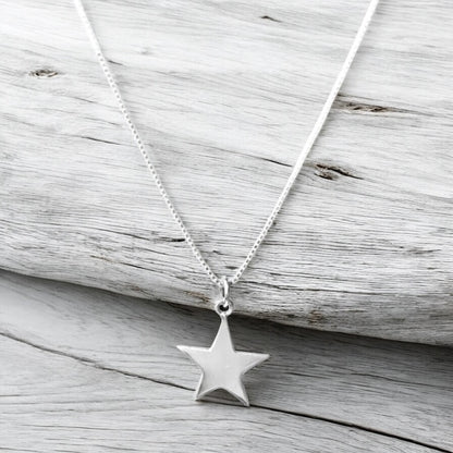 Collar estrella plata 925