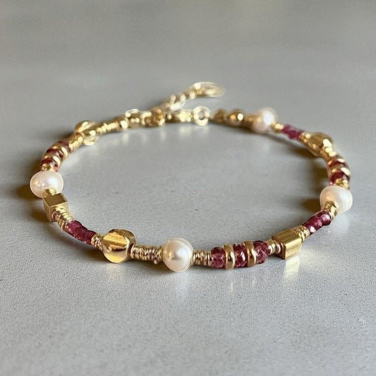 Pulsera margarita oro
