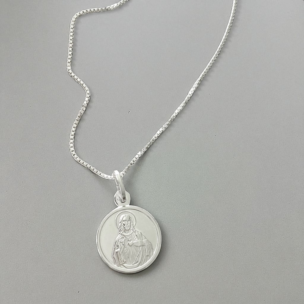 Collar Sagrado Corazón plata 925