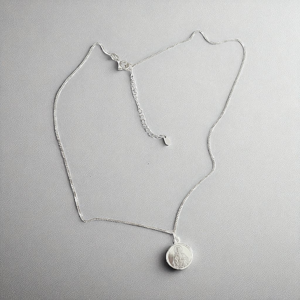 Collar Sagrado Corazón plata 925