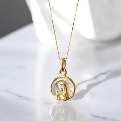 Collar virgen oro