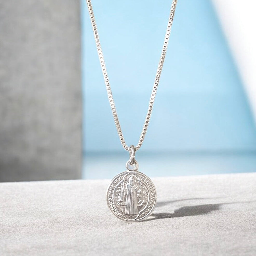 Collar San Benito plata 925