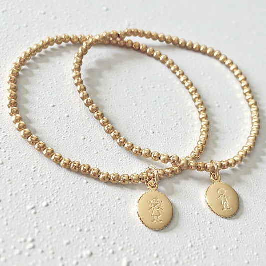 Pulsera niña niño oro