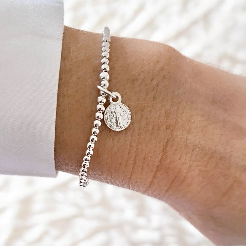 Pulsera San Benito plata