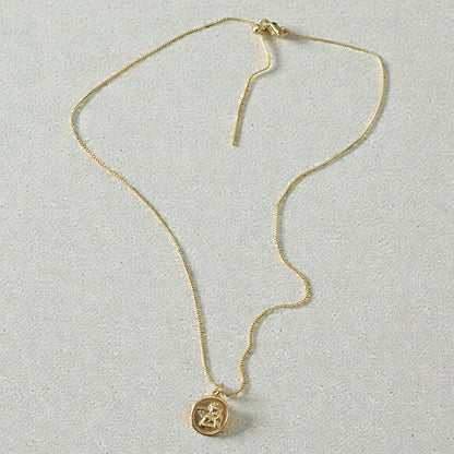 Collar ángel de la guarda oro