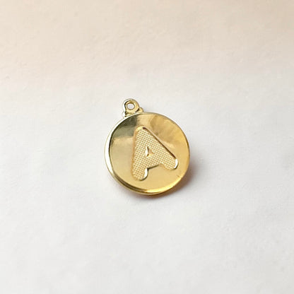 Pulsera medalla letra oro