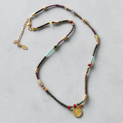 Collar etro estrella oro