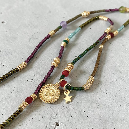 Collar etro estrella oro