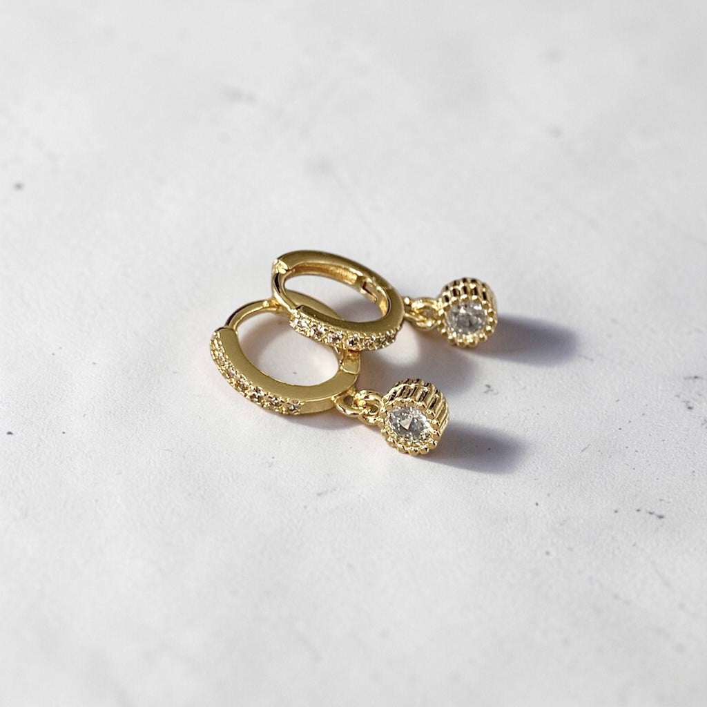 Aros argolla clara oro