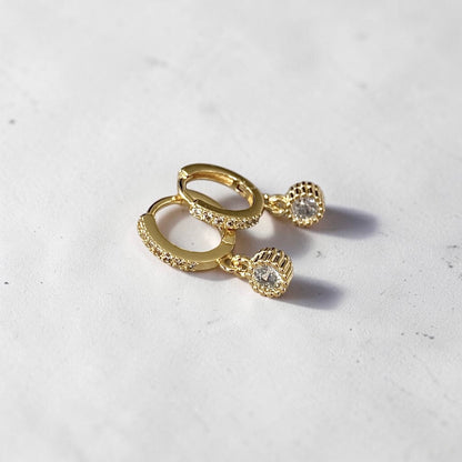 Aros argolla clara oro