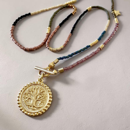 Collar etro árbol de la vida oro