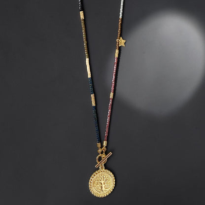 Collar etro árbol de la vida oro