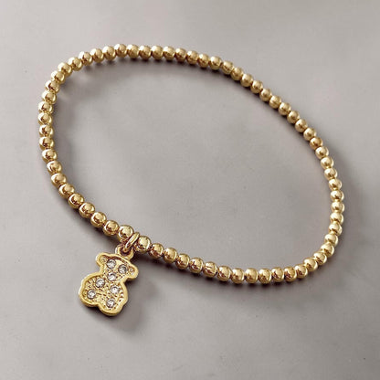 Pulsera osito oro