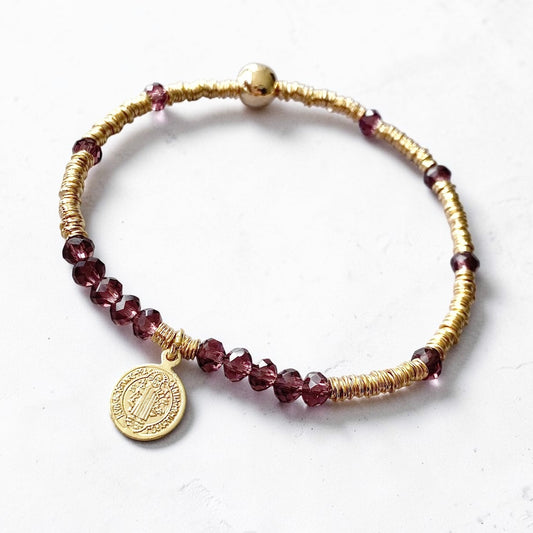 Pulsera vino San Benito oro