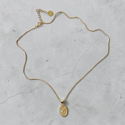 Collar arcángel Miguel oro