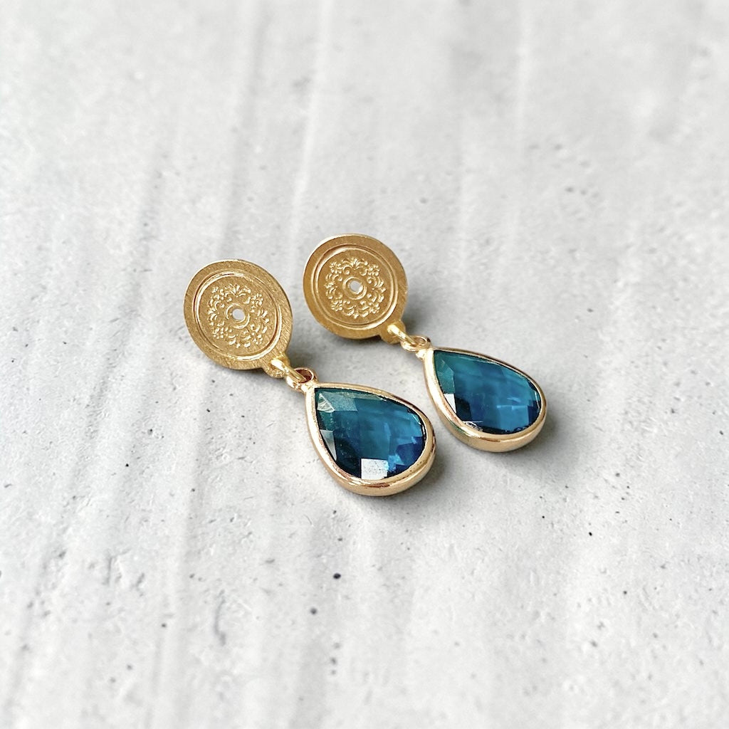 Aros vinci cristal oro