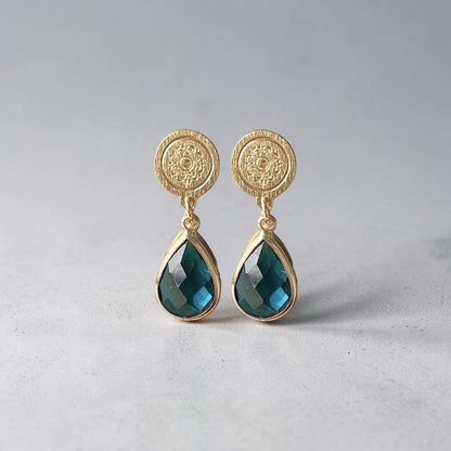 Aros vinci cristal oro