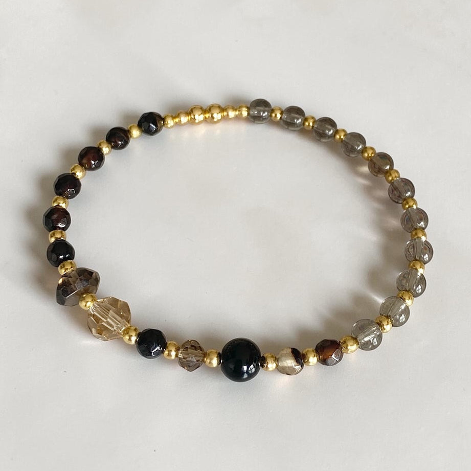 Pulsera fumé oro