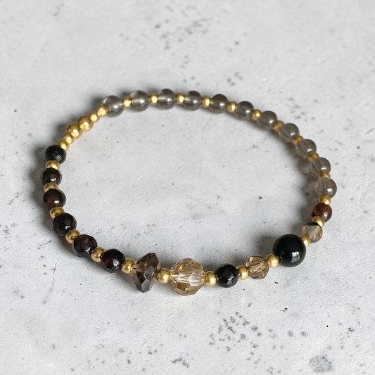 Pulsera fumé oro