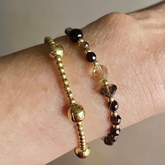 Pulsera fumé oro