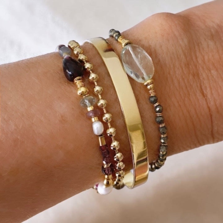 Pulsera niza oro