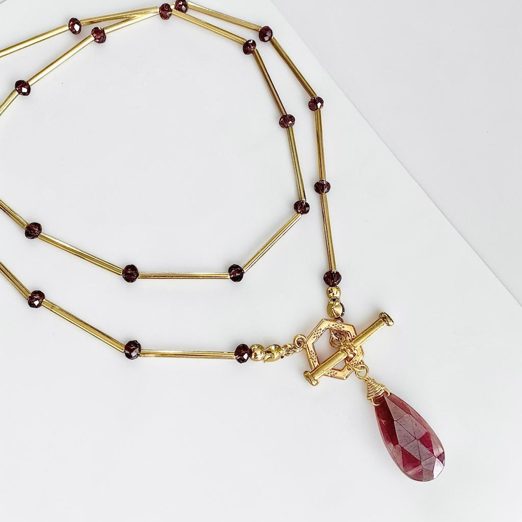 Collar barritas oro