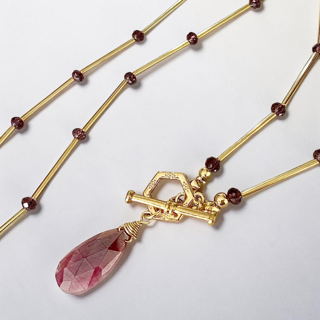 Collar barritas oro