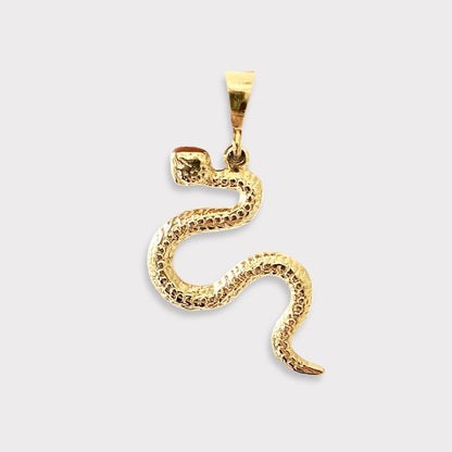 Collar choker bari serpiente oro