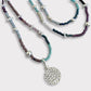 Collar etro mini mandala plata