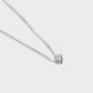 Collar mini punto de luz plata