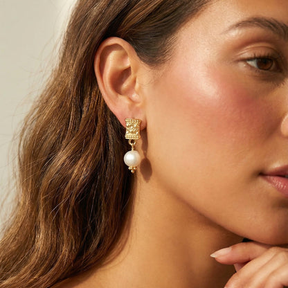 Aros savona perlas oro