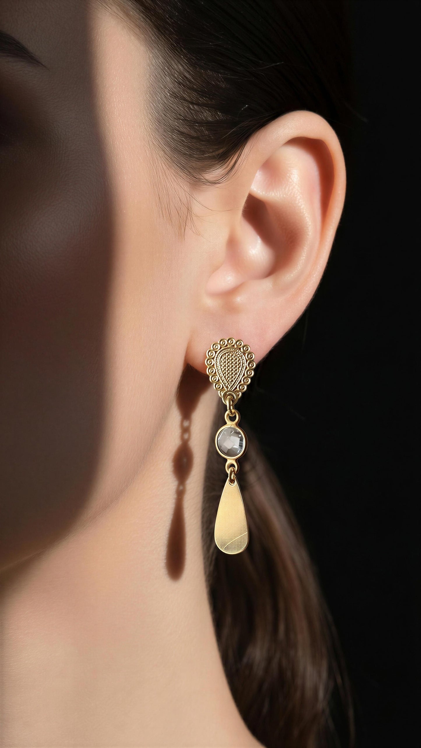 Aros pía oro