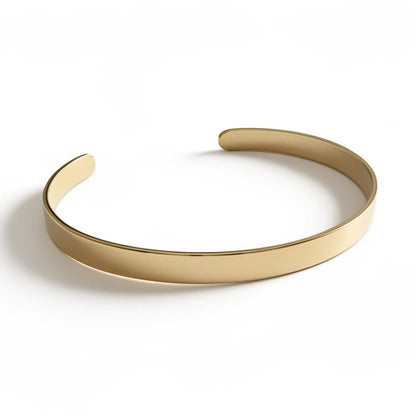 Esclava lisa abierta oro