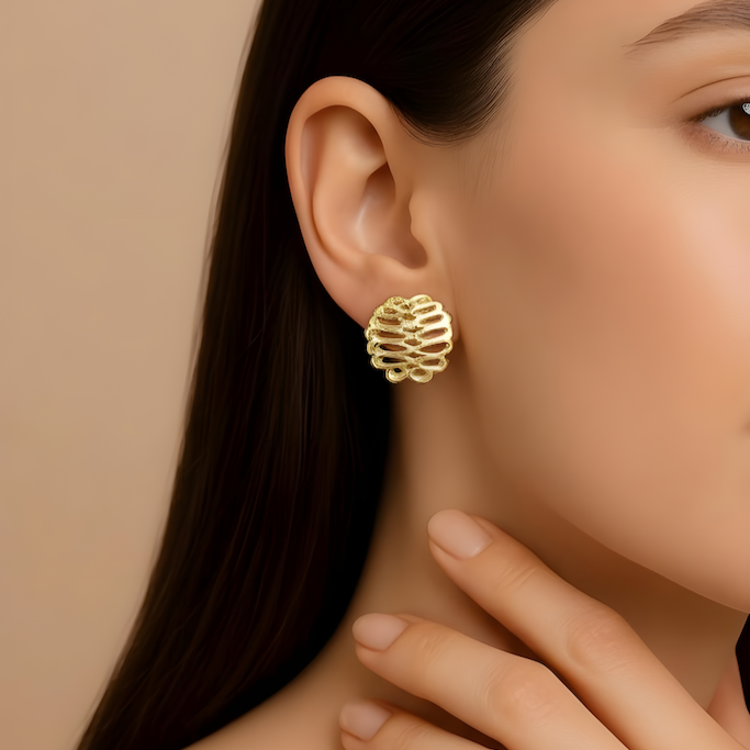 Aros clara oro