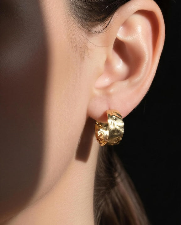 Aros argolla martina oro