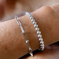 Pulsera eslabones plata