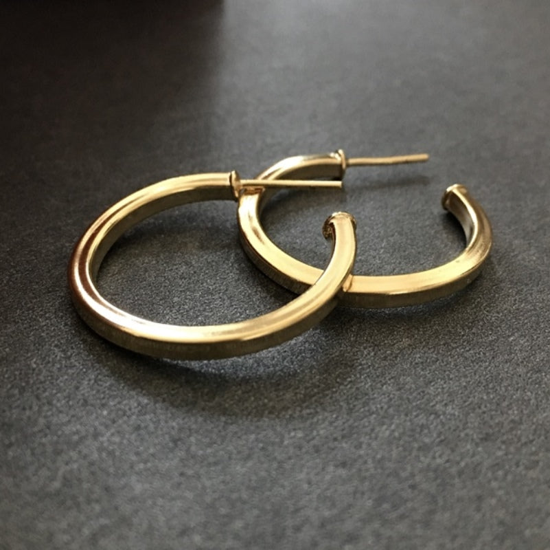 aros argolla básico oro