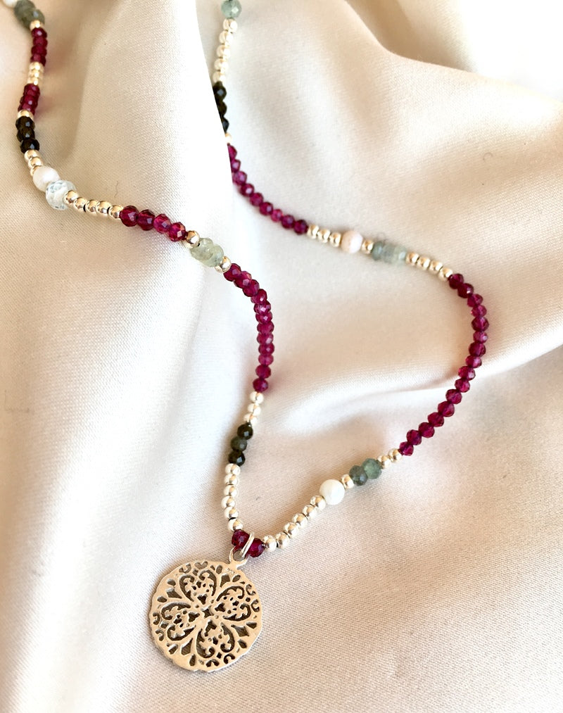 collar valencia plata