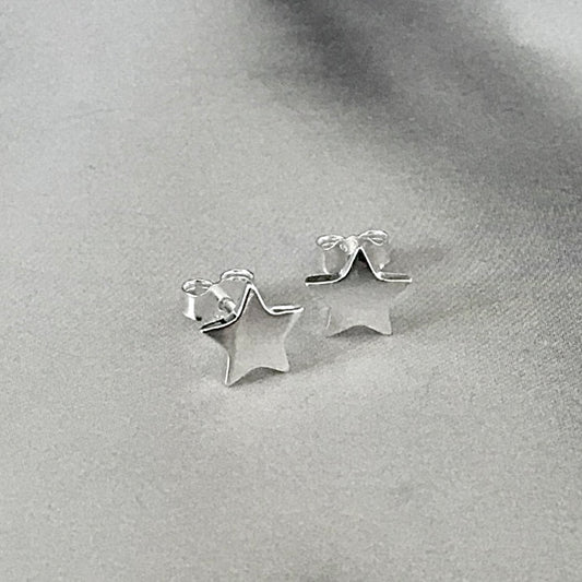 Aros estrellita plata 925