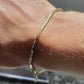 Pulsera mostacilla lola oro