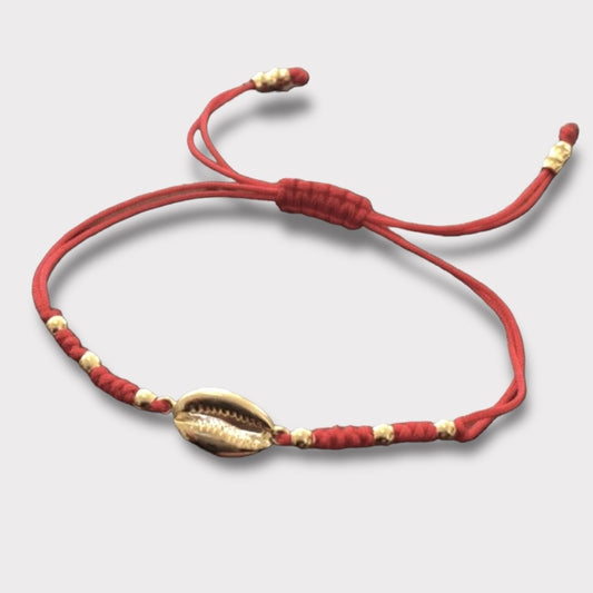 Pulsera hilo conchita oro