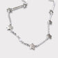 Collar estrellitas plata