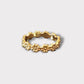 Anillo flores oro