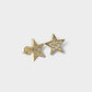 Aros estrellas circones oro
