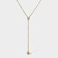Collar cascada circones oro