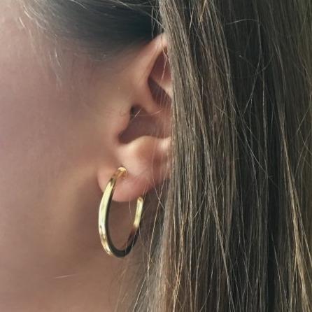 aros argolla básico oro