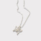 Collar mariposa plata