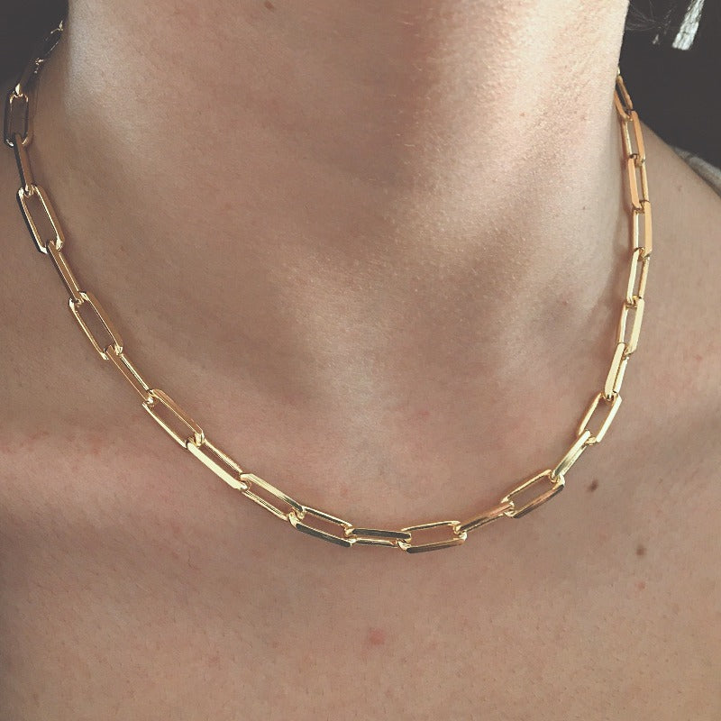 Collar eslabones oro